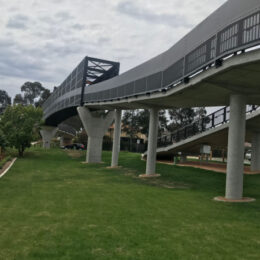 Rodri-Civil-Kellyville Pedestrian Bridge over Windsor Rd -11