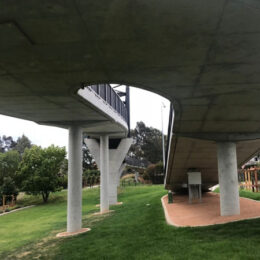 Rodri-Civil-Kellyville Pedestrian Bridge over Windsor Rd -12