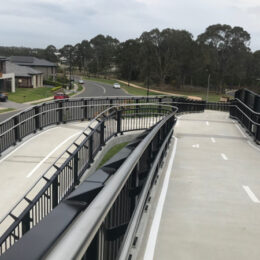 Rodri-Civil-Kellyville Pedestrian Bridge over Windsor Rd -13