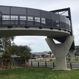 Rodri-Civil-Kellyville Pedestrian Bridge over Windsor Rd -14